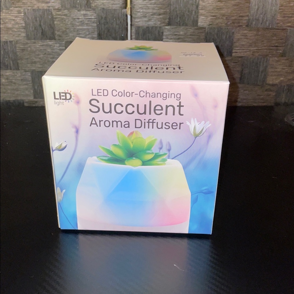 Color-Changing Succulent Aroma Diffuser•NWOT•